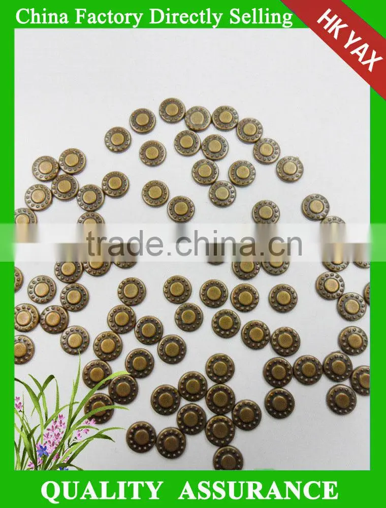0526C Heat transfer copper studs, iron on copper studs, hotfix copper studs wholesale