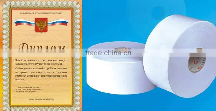 Ascension fiber paper, a4 paper 80 gsm,Anti-counterfeiting Security embossing watermark paper