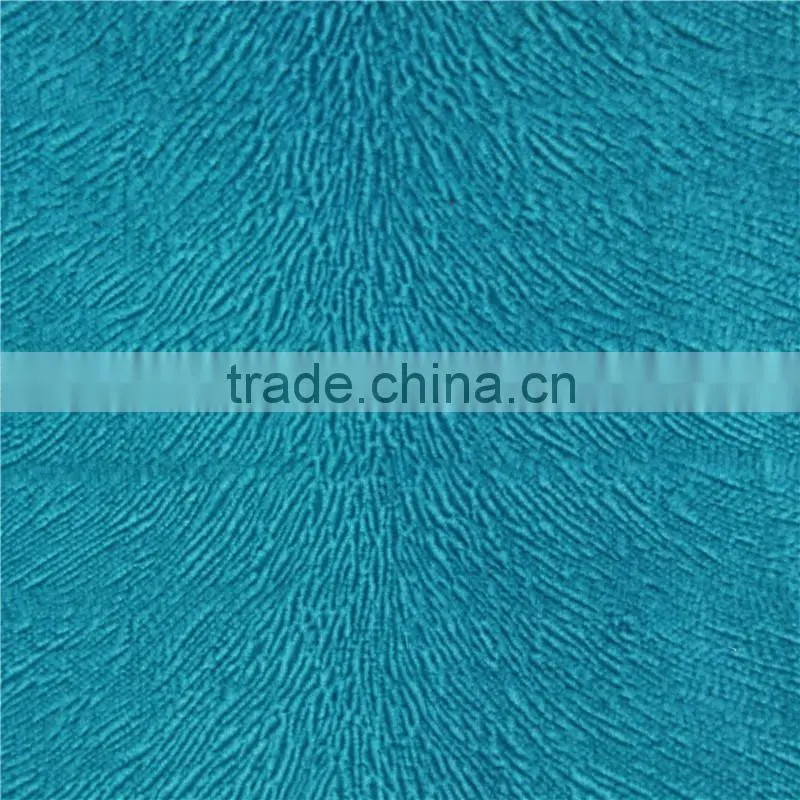 Factory Supply Colorful Soft Spray Flock Sofa Fabric