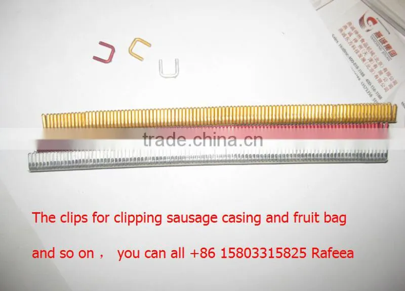 clips for fruit packaging / chicken packaging