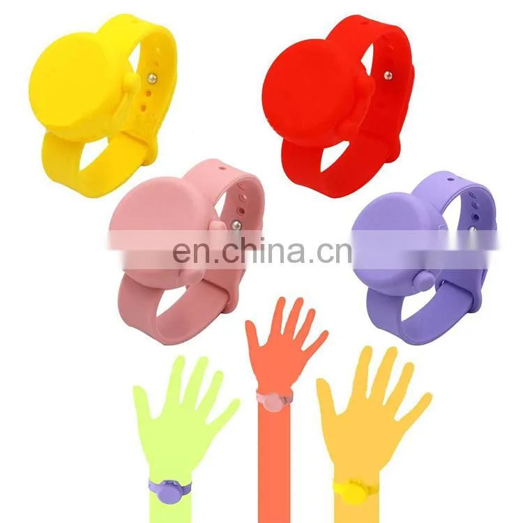 2020 Cartoon Silicone Hand Sanitizer Band Alcohol Gel Silicone Hand Sanitizer Bracelet