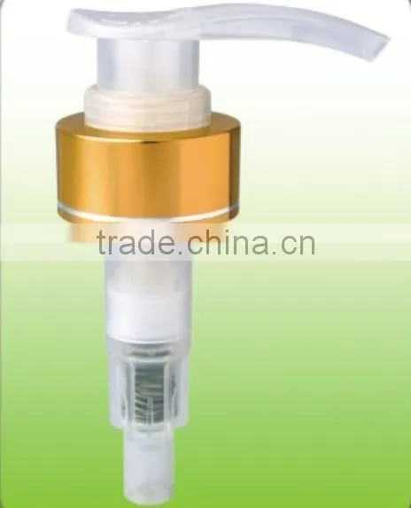 Plastic Hand Lotion Pump with Aluminum cover 33/410