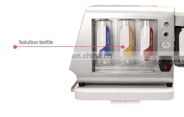 Hydrogen Oxygen Micro-engraving Instrument 9 IN 1 H2O2 Oxygen Jet Peel Machine EMS Deep Cleansing Hydrating Small Bubbles Device