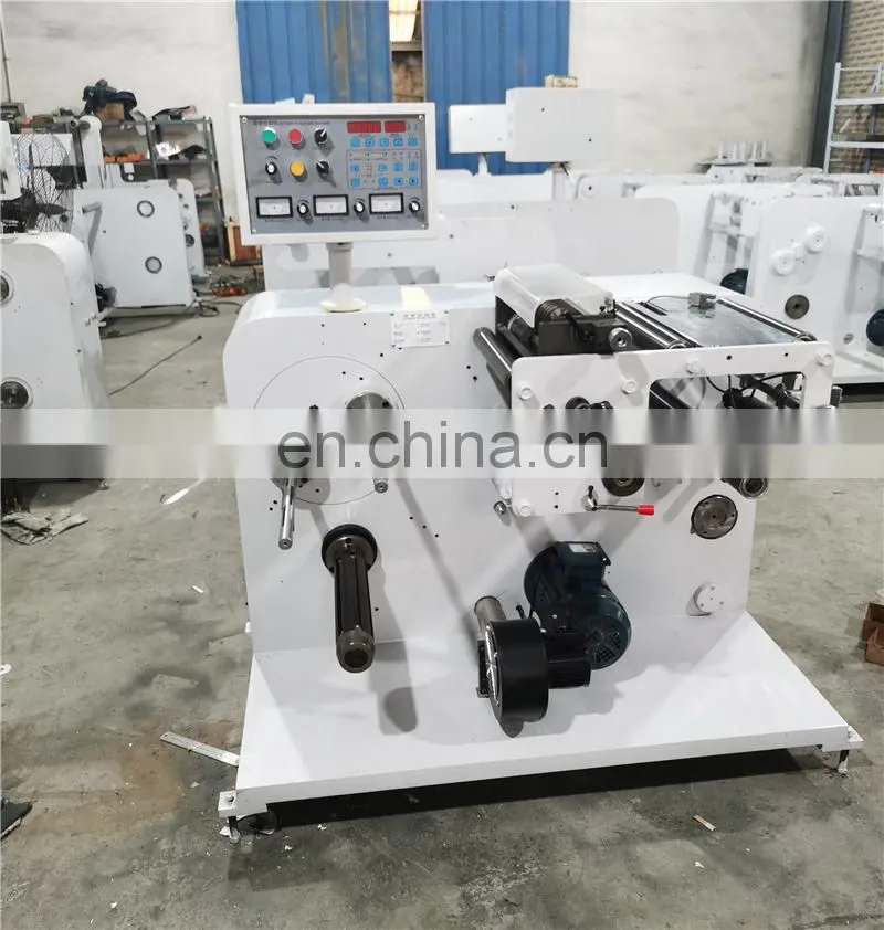 UTS320S Maquina Cortadora y Rebobinadora de Etiqueta Adhesiva adhesive Label Sticker Cutting Machine