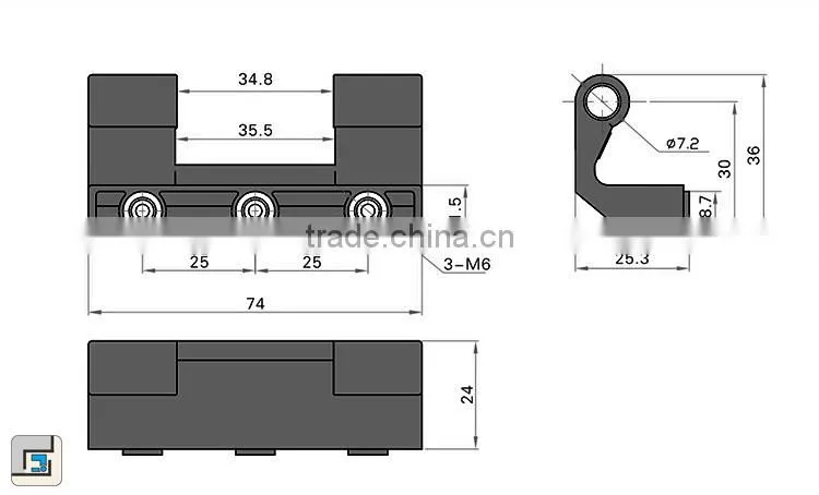 2015 Best Quality Concealed Hinge