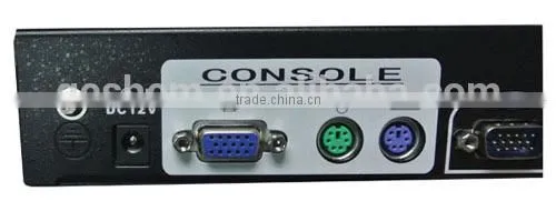 15'' TFT LCD KVM Switch with PS2 an USB cable