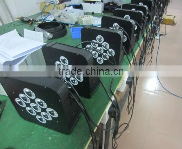 9pcs 3W RGB 3 in 1 Led Par Light Led Par64 Stage DJ Lighting