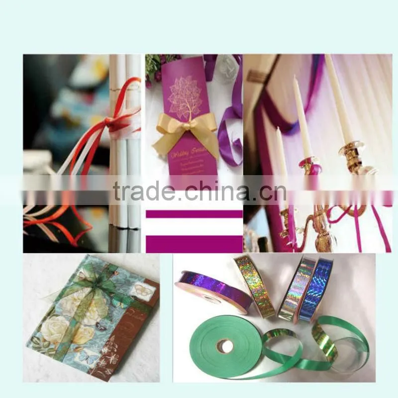 PP Printed Star Ribbon Wrapping Roll for Gift Packing,Pull Bow for Decoration Christmas