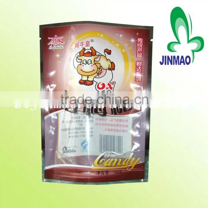 Custom printed plastic biodegradable candy packaging bag