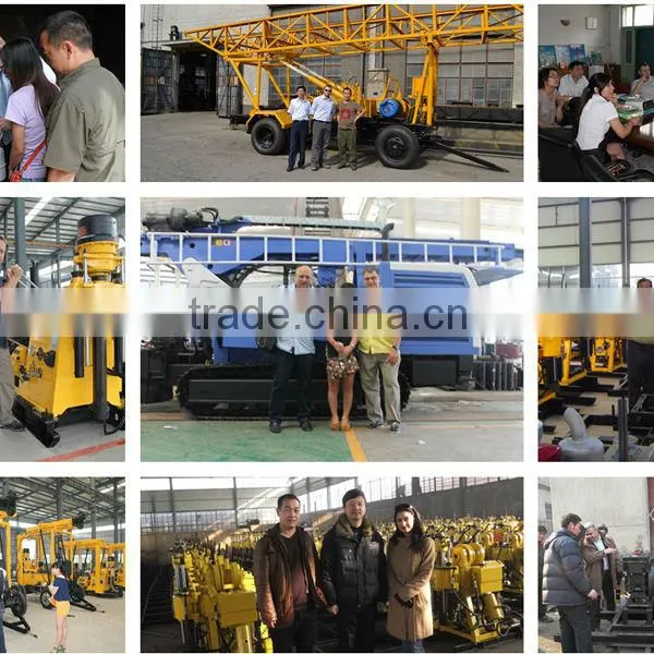 60T back force ,HFDP-60 hydraulic horizontal drilling rig with pipe rack for sale