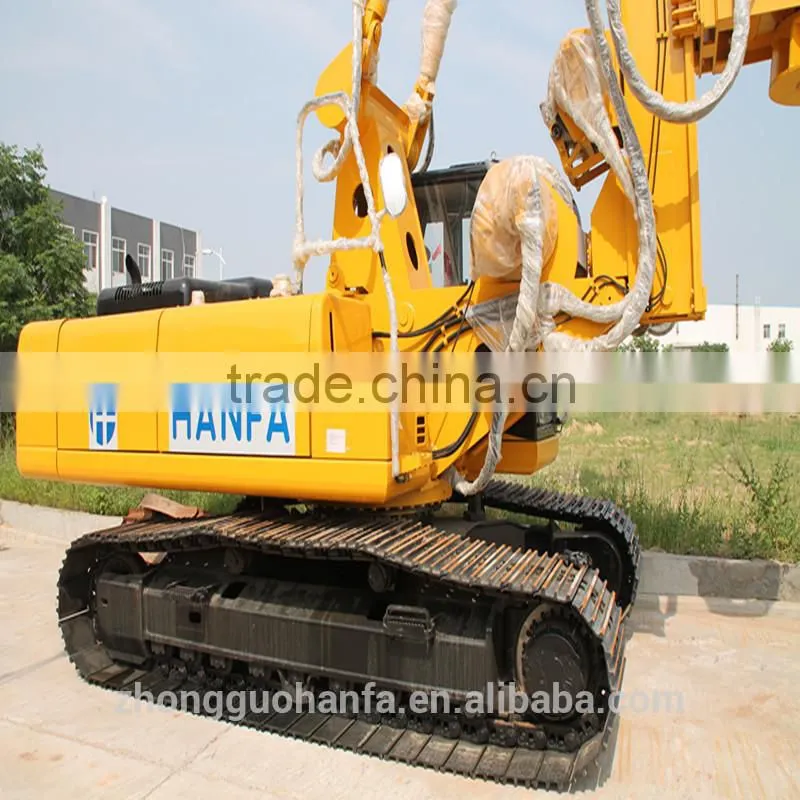 exported to Colombia 80 KN.M Torque bore piling machine HF856A with 56 Depth