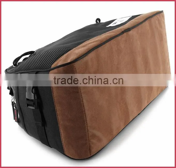 brand duffle bag travel duffel teeange cotton fabric with nubuck leather