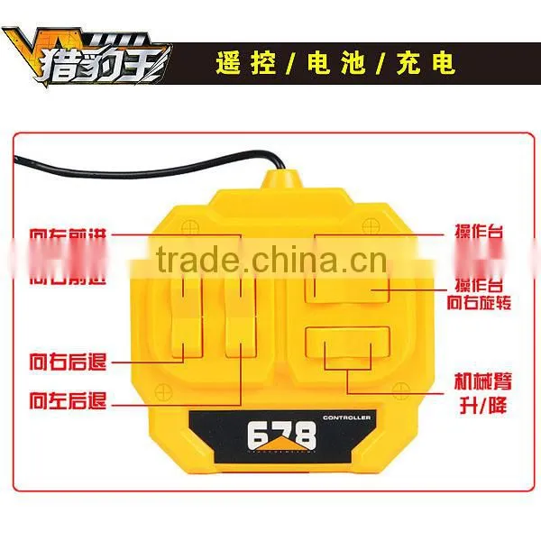 8 CH RC Crawler Excavator with light and music