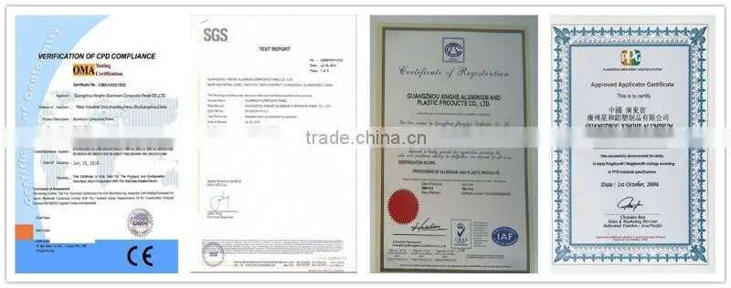 5mm wall cladding aluminum composite panel