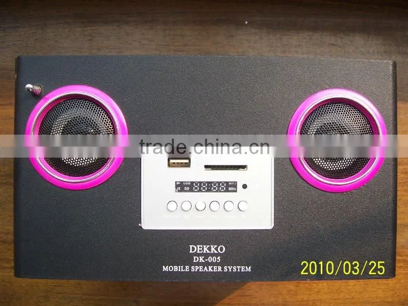 Portable Mini Speaker with usb sd card