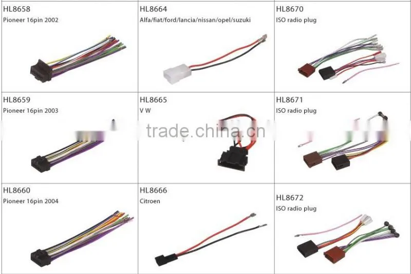 customized auto wire harness&cable assembly