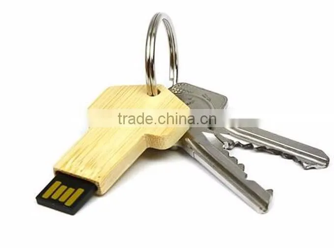 Wood Key Flash Drive Usb Memory 16Gb
