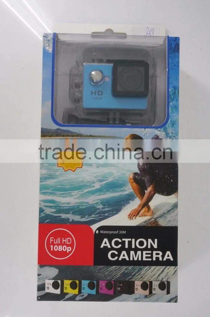 china cheap waterproof action camera full hd 1080p waterproof sports camera
