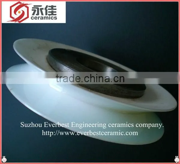 Large Pecision Zirconia(ZrO2) ceramic pulley