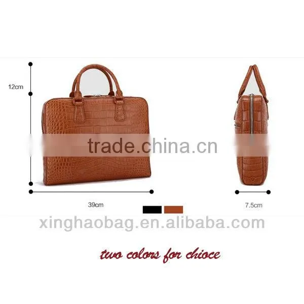 Big designer crocodile bag bali moroccan leather bag for man