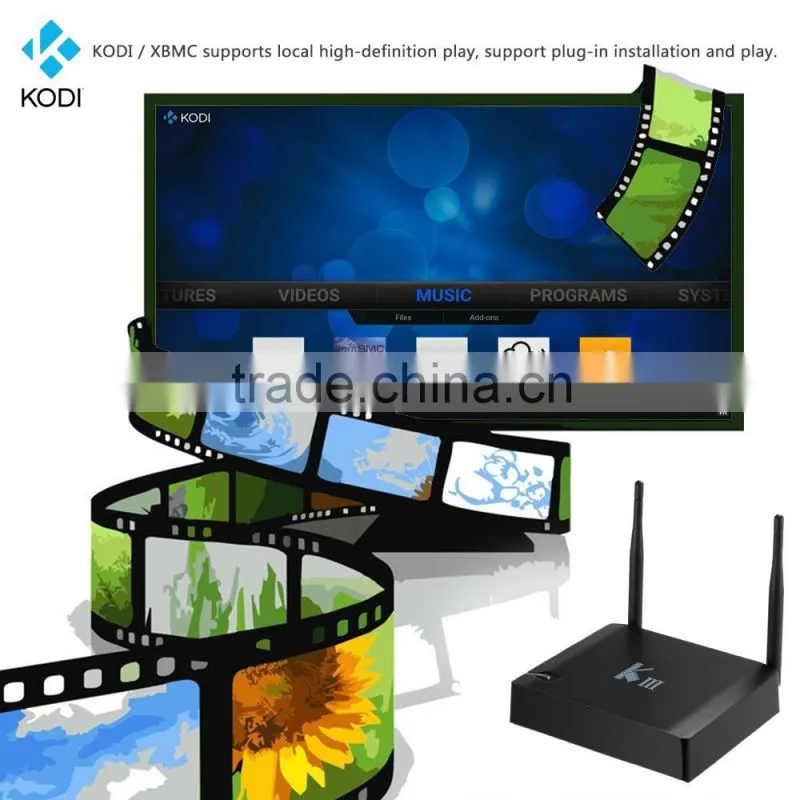 Vensmile KIII Amlogic S905 2GB/16GB Android 5.1BT4.0 Fully KODI 16.0 4k Android tv box KIII Amlogic S905
