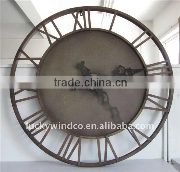 Big 79cm diameter Metal decorative wall clock