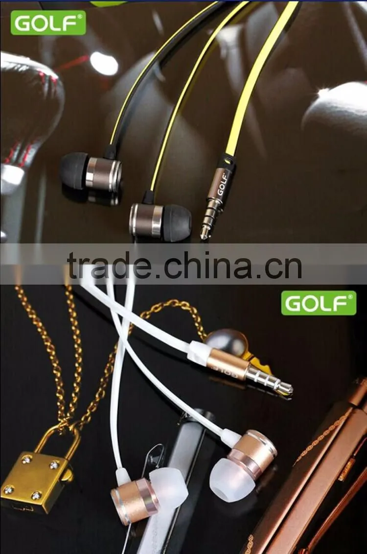 GOLF M3 Jazz Series Audio 3.5mm HD Stereo 120CM In-Ear Earphones Handsfree Stereo Earphone For iPhone/Samsung TB-0379