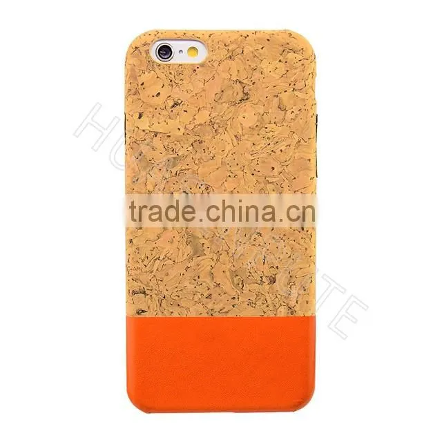 Perfect Stitching Real Wooden and PU Cellular Phone Cover Back Cover Case For Apple iPhone 6s