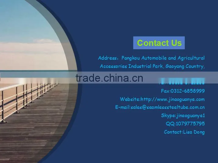 Round and special shape seamless steel pipe/tube for building material
