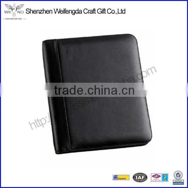 2016 Hot Sale Business Simple Custom PU Leather Writing Pad Holder