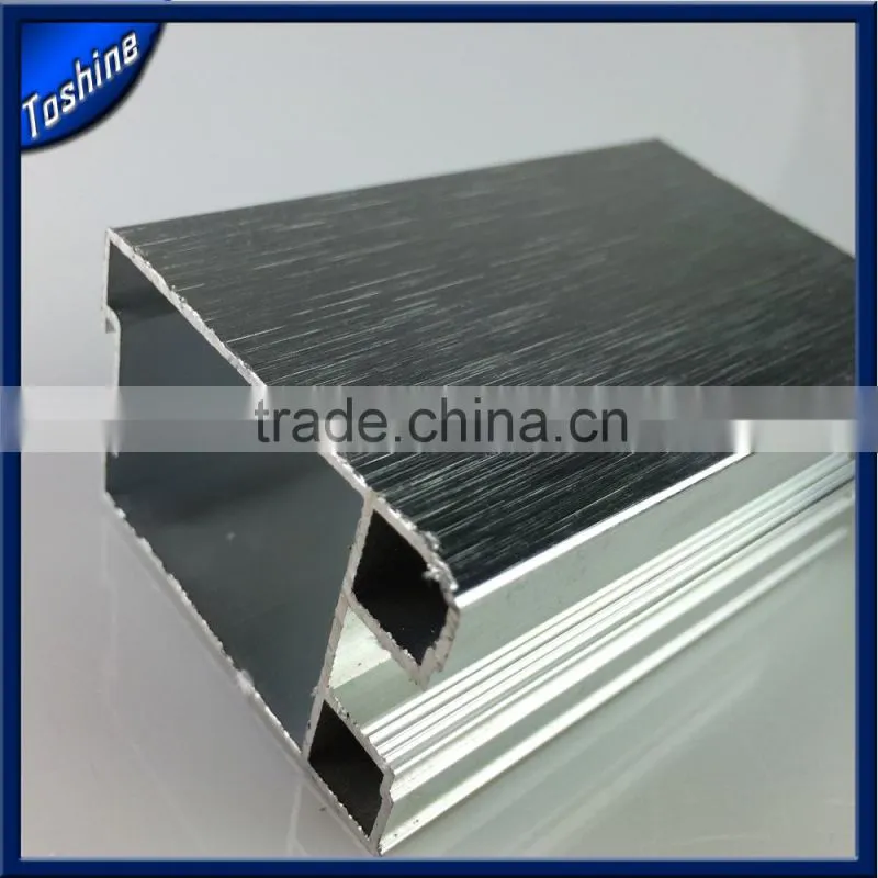 6061 T6 Brushed Anodized Silver Aluminum Profiles