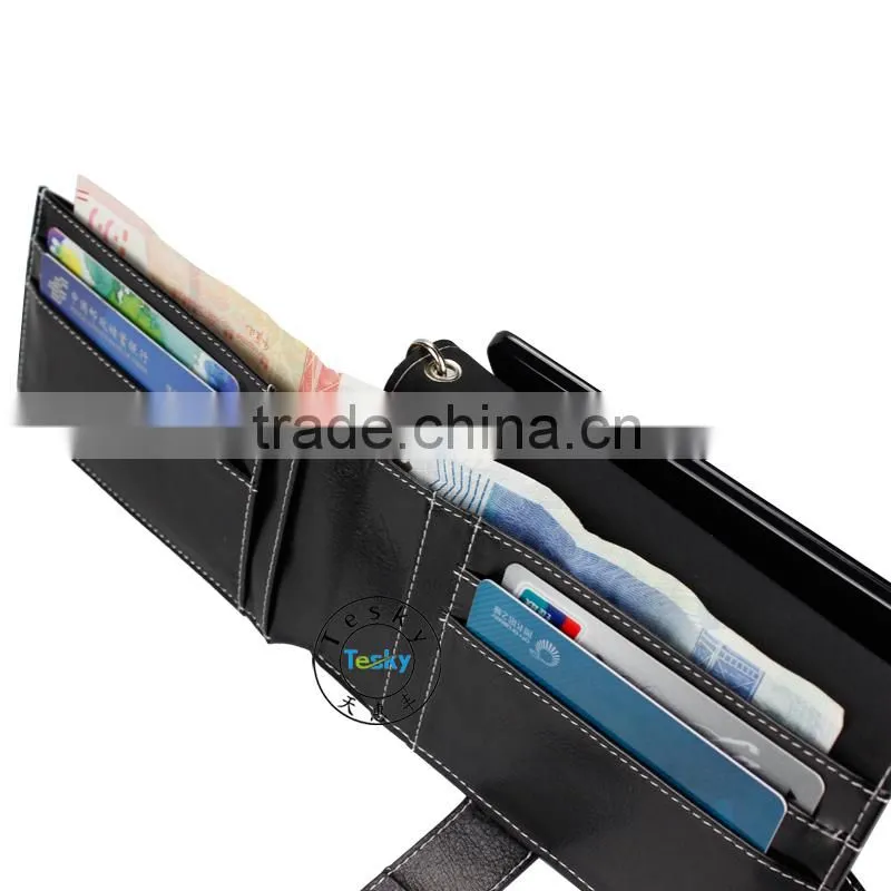 Hot selling wallet leather case with hand scrap for LG G3