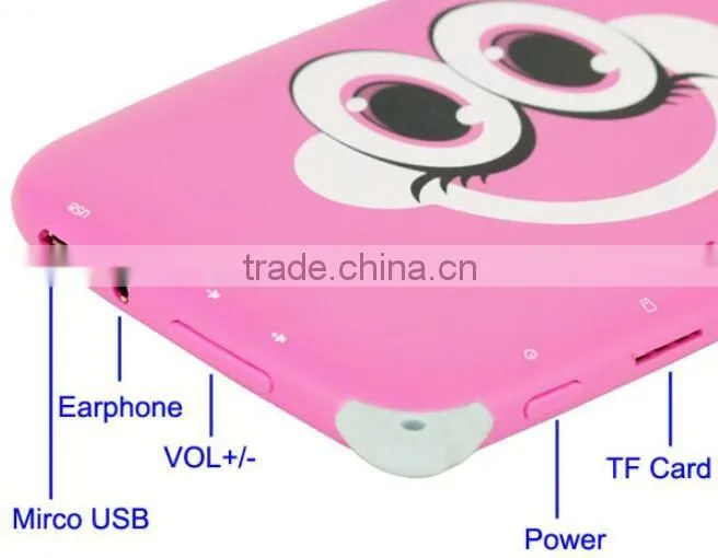 HOT Generic 4.3 inch Kids Android Tablet 512MB 4GB Kids Tablet Dual Core Wifi Tablet PC