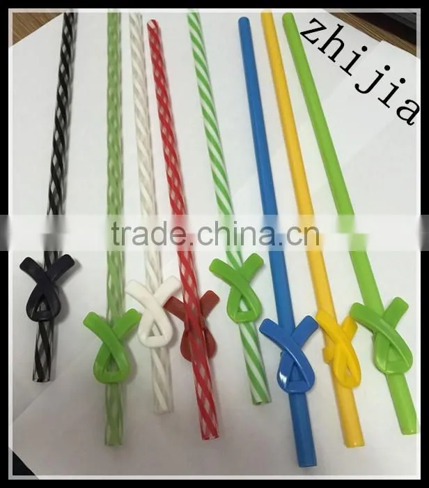 Hard Plastic pp drinking straw for Christmas