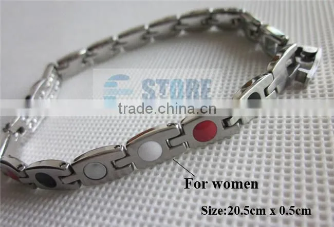 Wholesale Fashion Jewelry Negative Ion Bracelet Bio Element Energy Bracelet High Power Magnetic Bracelet