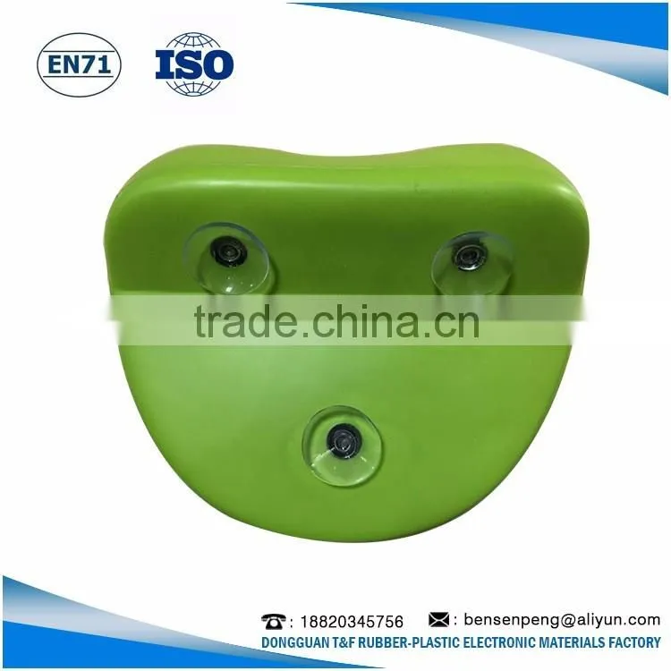 heart shaped bath pillow with suction cup