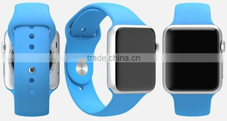 Cheapest Price Fashion Stouch Silicone Watch band for Apple Watch 38/42mm,Changeable Watch Silicone Band
