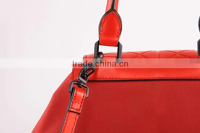 3473 Good-looking Red Color Unisex Teens School Nylon Backpack bag