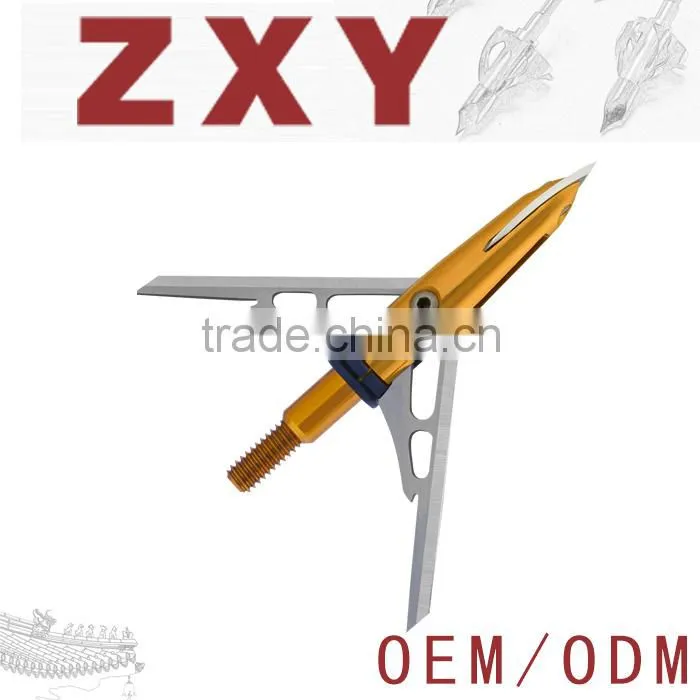 3 Blade Broadheads 125grain for hunting crossbow,PRACTICE TIPS FOR 2-BLADE