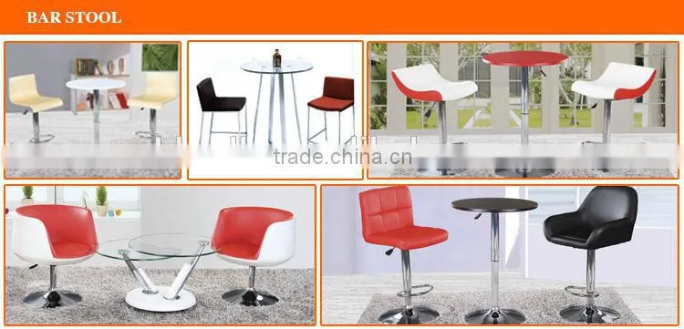 2014 Modern Style Colourful leather bar stool
