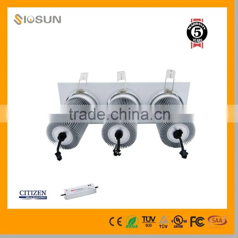 10W 1120Lumens Dimmable Commercial 5 Years Warranty COB LED DownLight