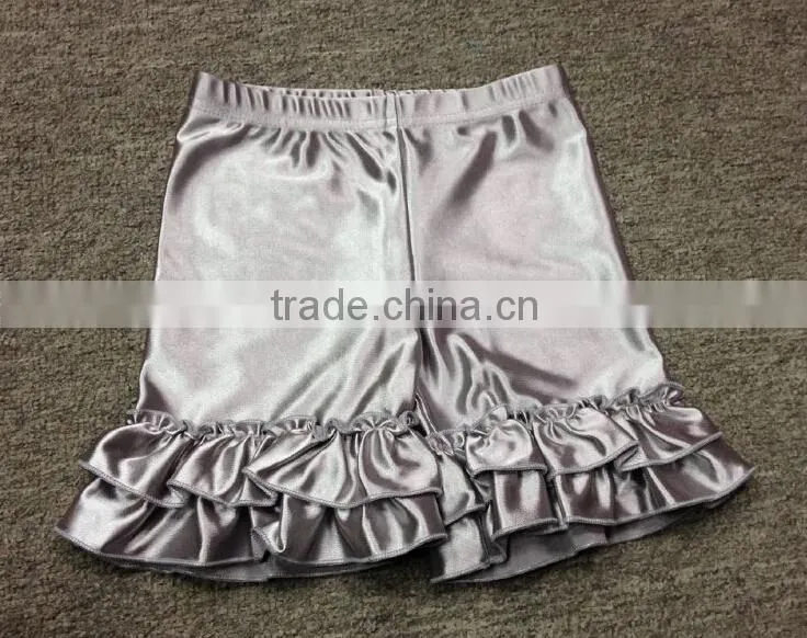 Persnickety 2015 Adorable Baby tank top with shinny ruffle Short Sets boutique cotton ruffle short