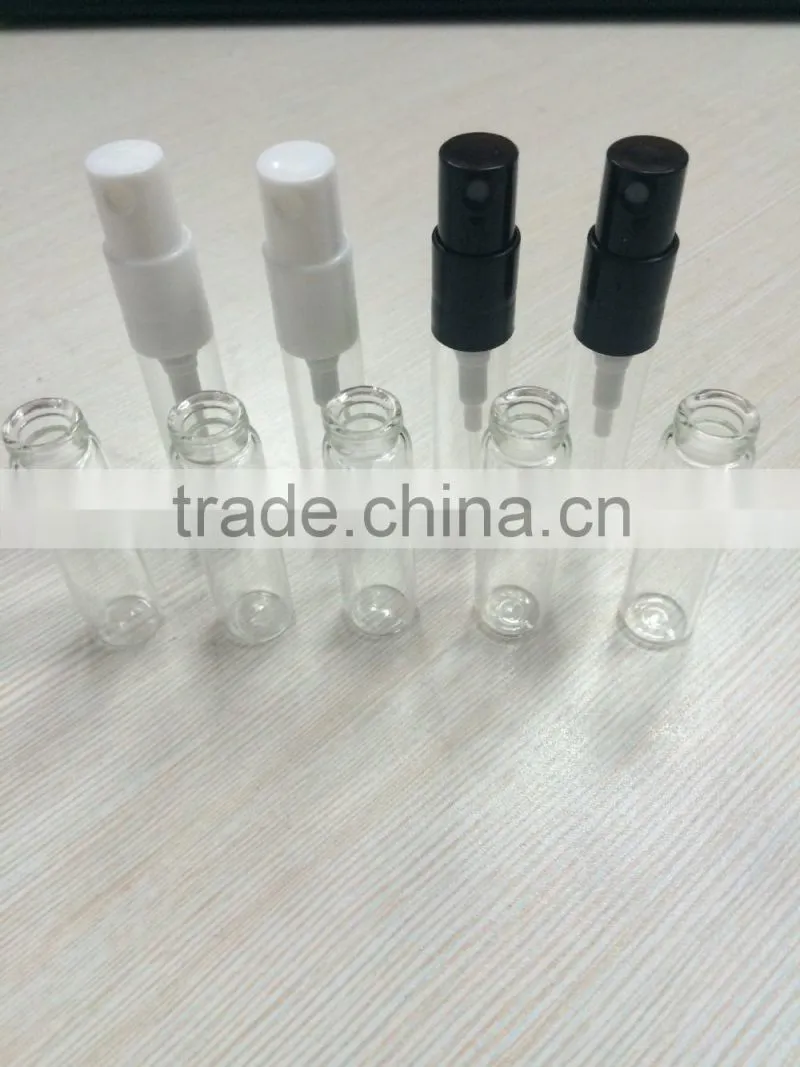 2ml tube glass bottle with pump