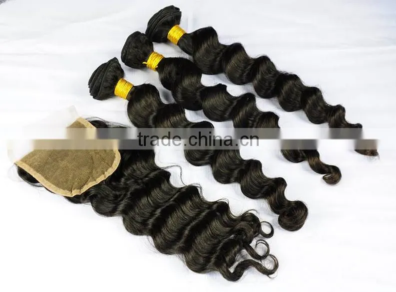 Wholesale Virgin Remy Human tight curly Brazilian Cheap Lace Hair Closure