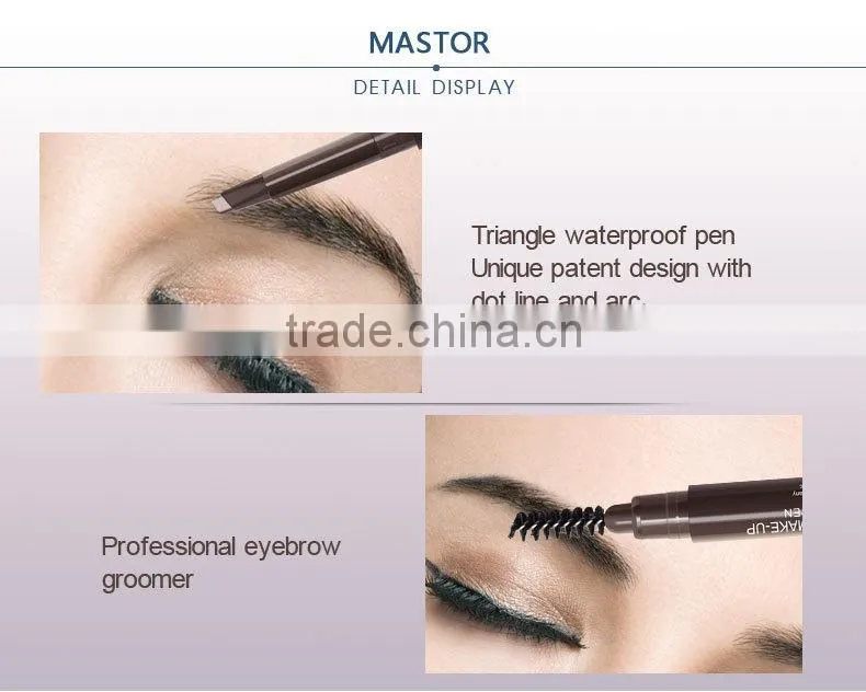 Mastor persistent makeup manual pen eyebrow pencil