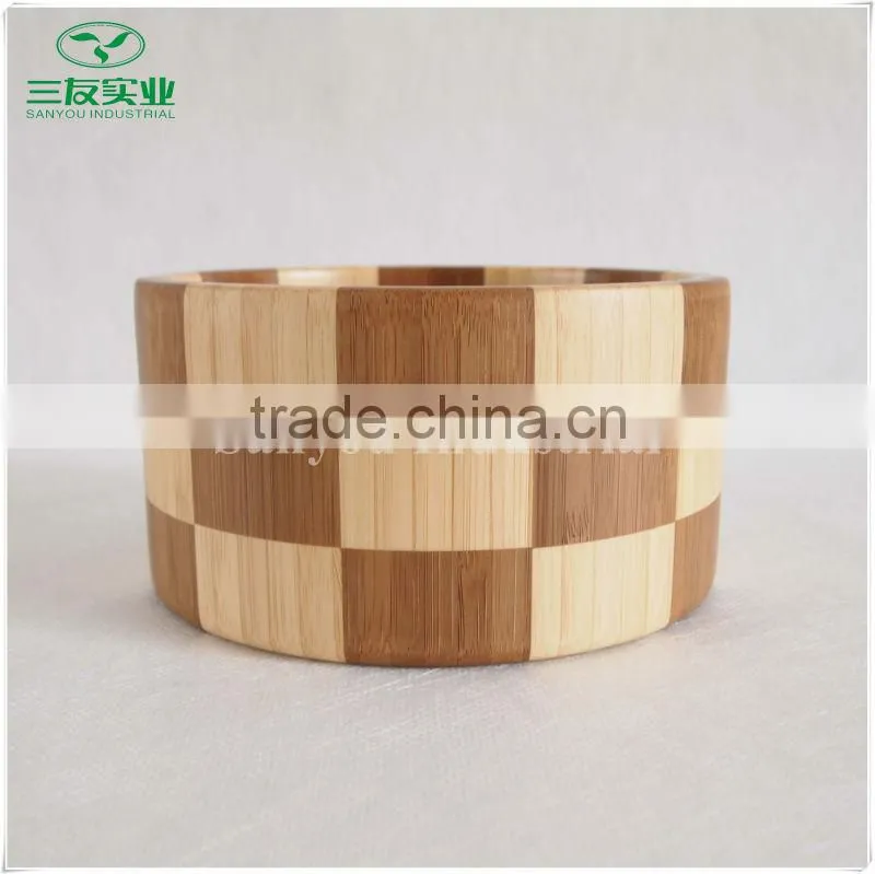 2016 newly good strength Natural Bamboo Salad Bowl