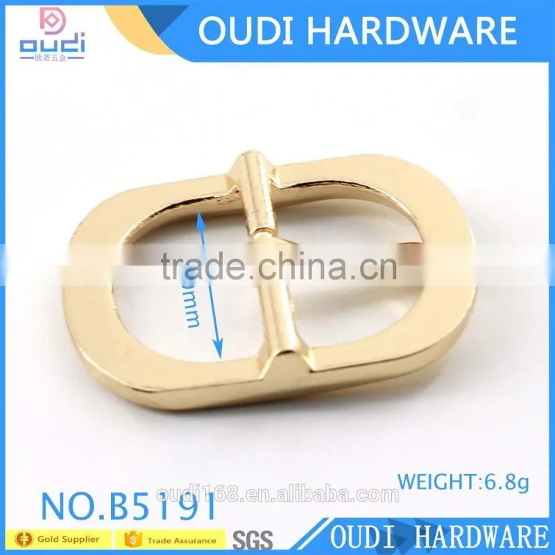 Korea Wholesale Laides Handbags Accessories Zinc Alloy Egg Ring Pin Buckles For Bag
