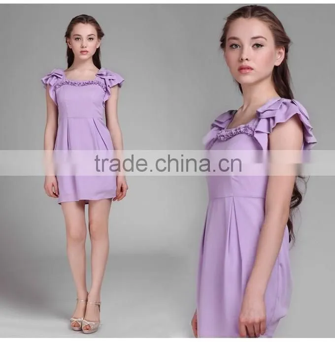 2015 Made In China Purple Princess Design Dress of Quinceanera