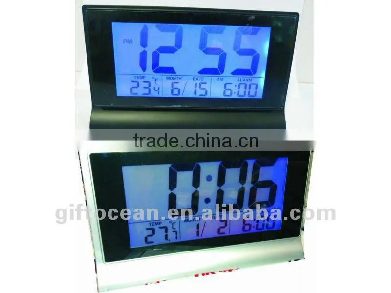 lowest price digital intelligent clock, LCD clock, digital smart light clock