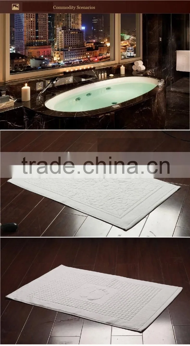 45x65 100 cotton anti-skidding bathroom floor mat towels